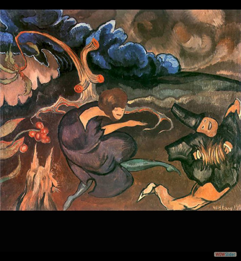 Composición con bailarina - 1920